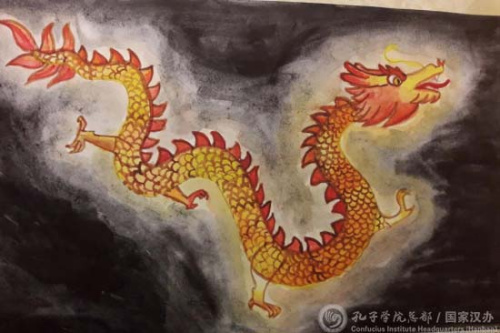 俄罗斯孔子课堂我眼中的中国梦主题画展举行