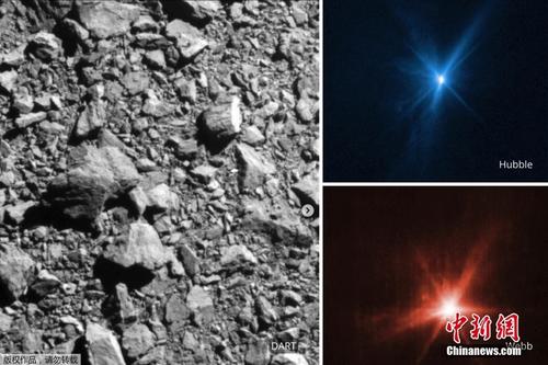 继NASA航天器成功撞击后 监测显示小行星的亮度增加了3倍