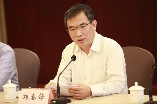 中国侨网北京市委统战部副部长、市侨办主任刘春锋讲话。贾广超 摄