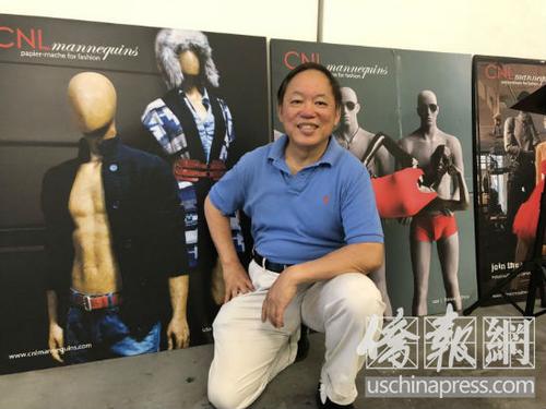 中国侨网《男高音之梦》的剧本、音乐创作及总导演乔欣。(美国《侨报》/夏嘉 摄)