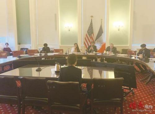 中国侨网纽约市议会移民委员会9日公听与移民相关的多项立法提案。（纽约侨报网/杨澄雨 摄）