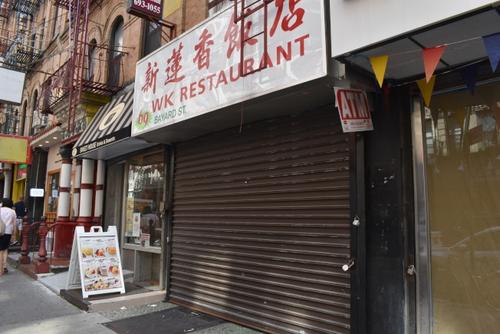 中国侨网在华埠经营了65年的新莲香饭店不敌疫情关门。(美国《世界日报》/颜嘉莹 摄)