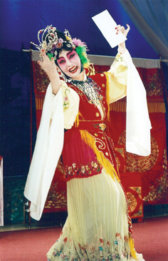 京剧荀派传人杨莉莉:弘扬传统艺术 促文化交流