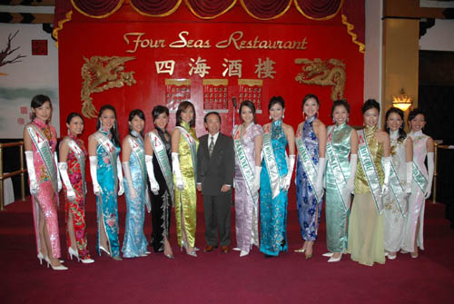 全美华埠小姐竞选佳丽亮相