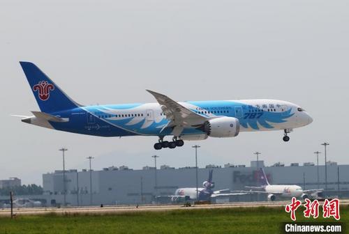 中国侨网南航恢复伦敦至广州航班　南方航空供图