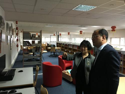 中国侨网凌军总领事走访洛林大学孔子学院。