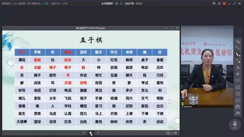 中国侨网远程授课（图片来源：中国华文教育基金会网站）