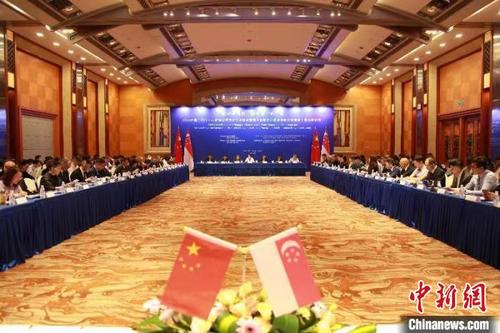 中国侨网会议现场。(四川省贸促会 供图)
