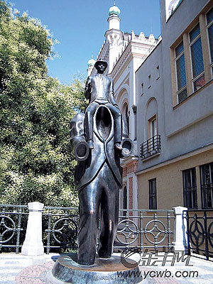 到布拉格探访卡夫卡故居