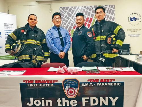 美国消防员薪高待遇优消防局向华裔青年招手 中国侨网
