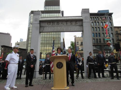 美交通部长赵小兰时隔16年再访华埠千人夹道欢迎 中国侨网