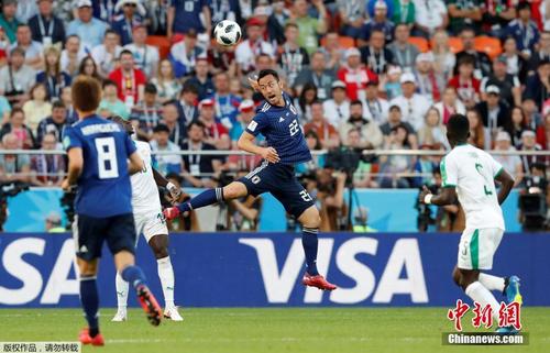 资料图：北京时间6月24日晚，2018俄罗斯世界杯H组次轮日本队与塞内加尔队的比赛在叶卡捷琳堡打响。