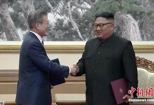朝韩领导人签署“9月平壤共同宣言”