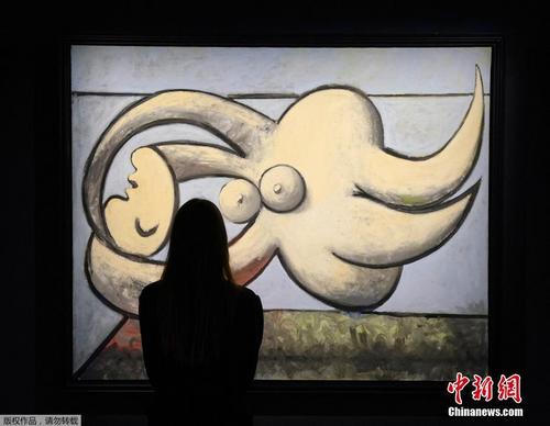 毕加索画作亮相拍卖预展 估价逾6000万美元