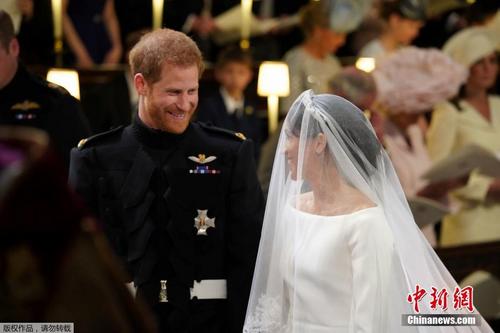 哈里王子婚礼在英国温莎城堡举行 