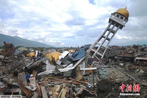 印尼地震海啸灾区恐有多达5000人失踪