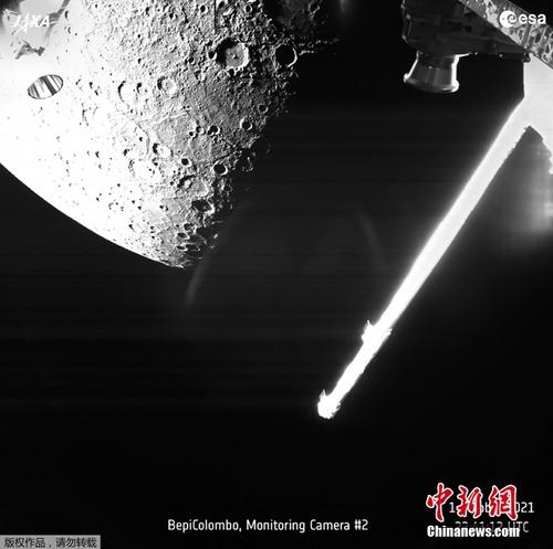 探测器“比皮科伦坡”首次发回水星图像