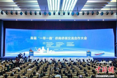 图为2019年9月首届“一带一路”侨商侨领交流合作大会在广西南宁举行。　广西海外联谊会供图