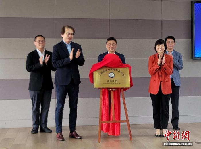 揭牌仪式现场。 上海市崇明区海外联谊会供图