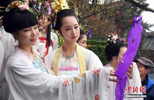 福州举办花朝节民俗活动