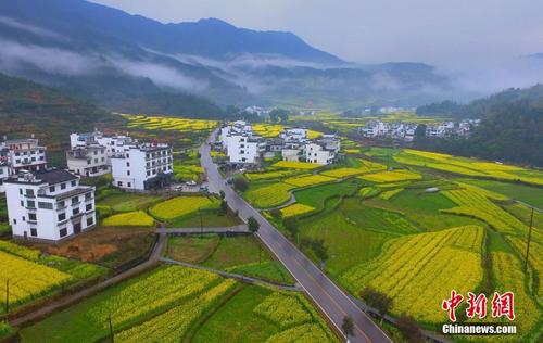 航拍“中国最美乡村”江西婺源