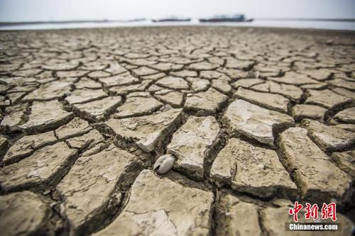 中国最大淡水湖鄱阳湖进入枯水期 
