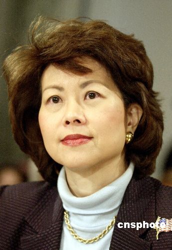 2007年02月06日 08:40 资料图片: 美国劳工部长赵小兰.