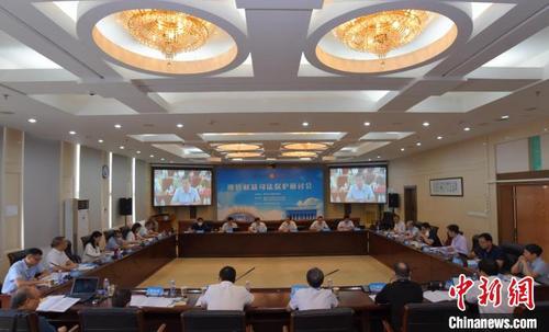 中国侨网7月7日,由暨南大学与国家法官学院主办的“涉侨权益司法保护研讨会”在广东省广州市举行。 魏志峰 摄