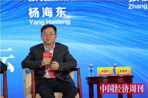 中国侨网佛山广工大研究院院长杨海东 (《中国经济周刊》首席摄影记者 肖翊 摄)