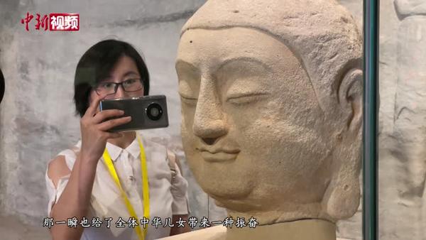 流失百年佛首归来 山西天龙山石窟佛首回归-中国侨网 - Vimarsana News