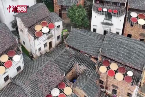 江西篁岭“丰”景如画
