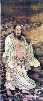 中国侨网明 赵麒 《汉钟离像》