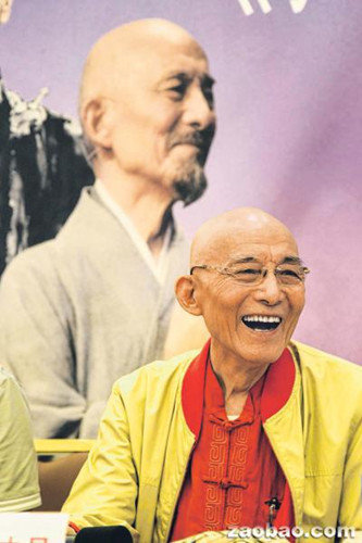 游本昌为此生能与弘一法师结缘而深感欣慰(新加坡《联合早报》)